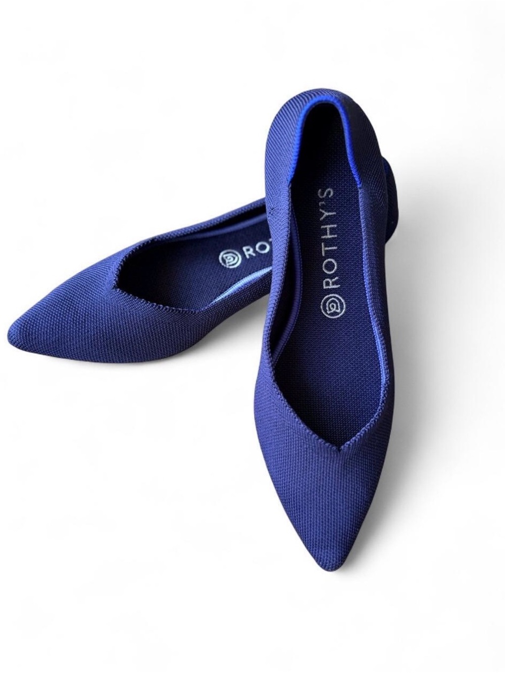 Rothy's Women's The Pointed Navy
Blue Ballet Flats Size 10